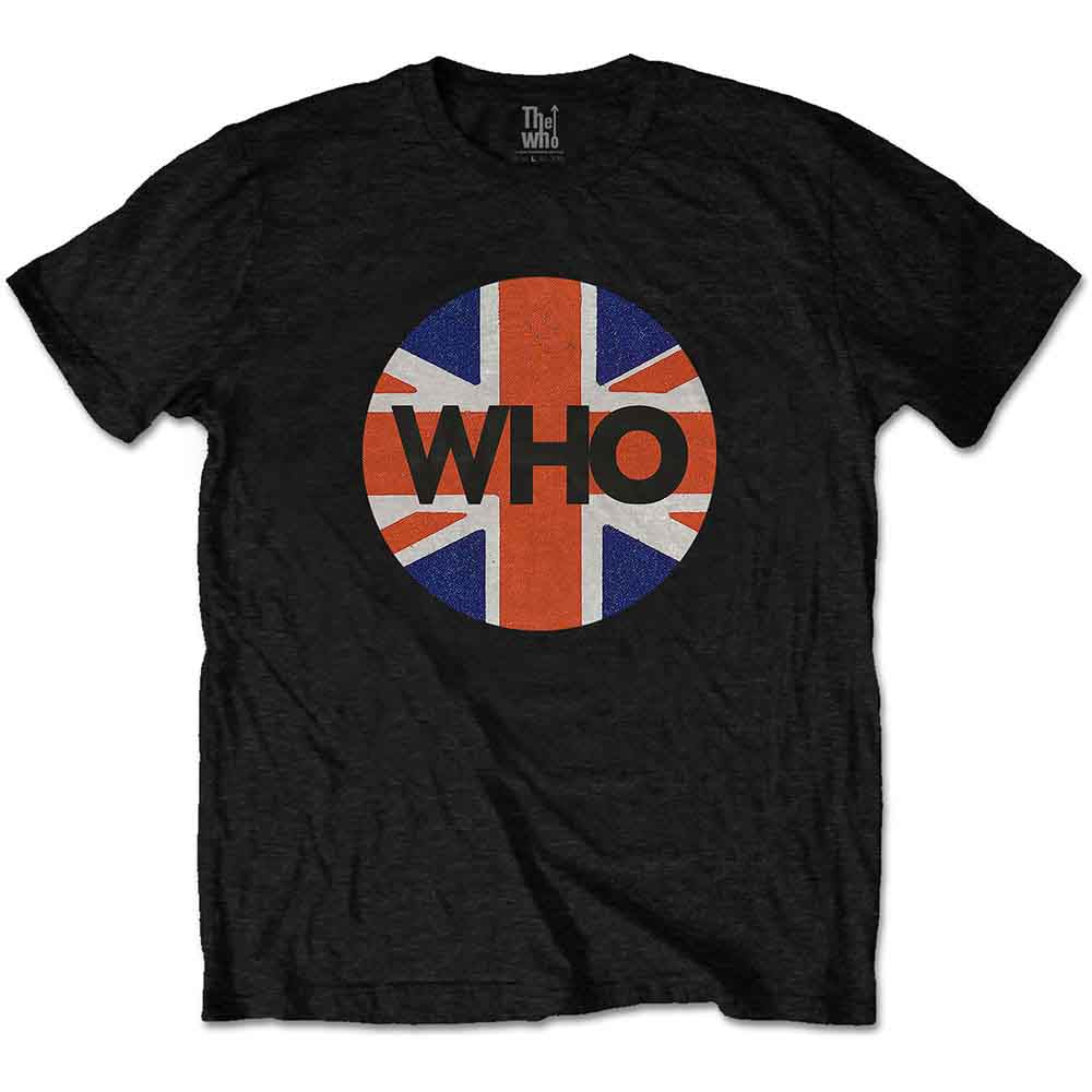 The Who Union Jack Circle Mens T Shirt Officially Licensed