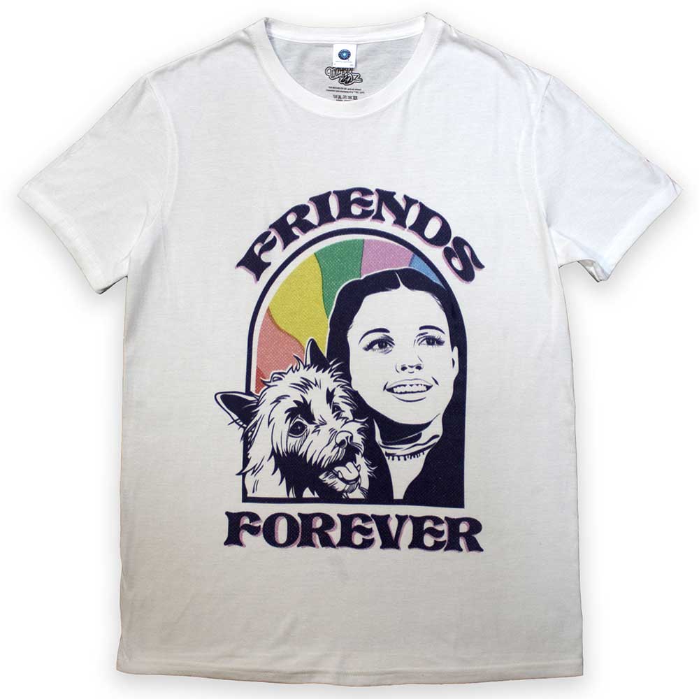 The Wizard Of Oz Friends Forever T Shirt White Officially Licensed