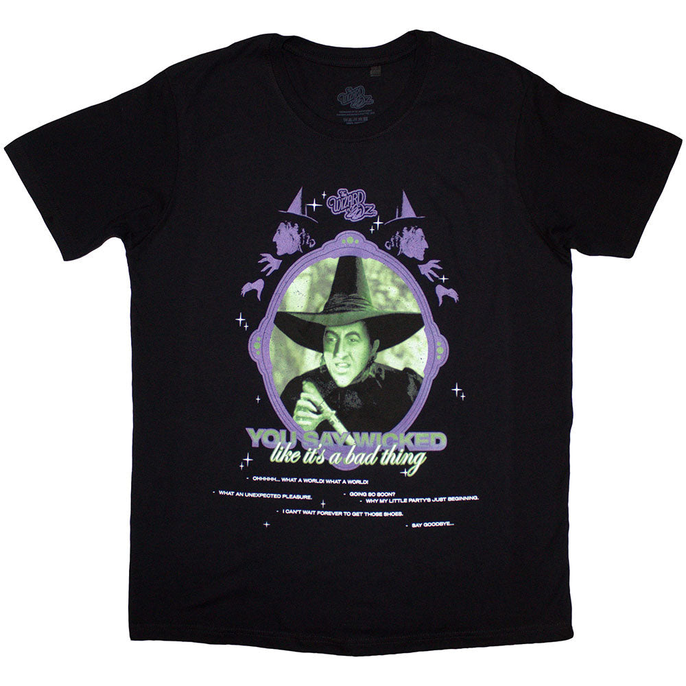 The Wizard of Oz You Say Wicked Mens T Shirt Officially Licensed