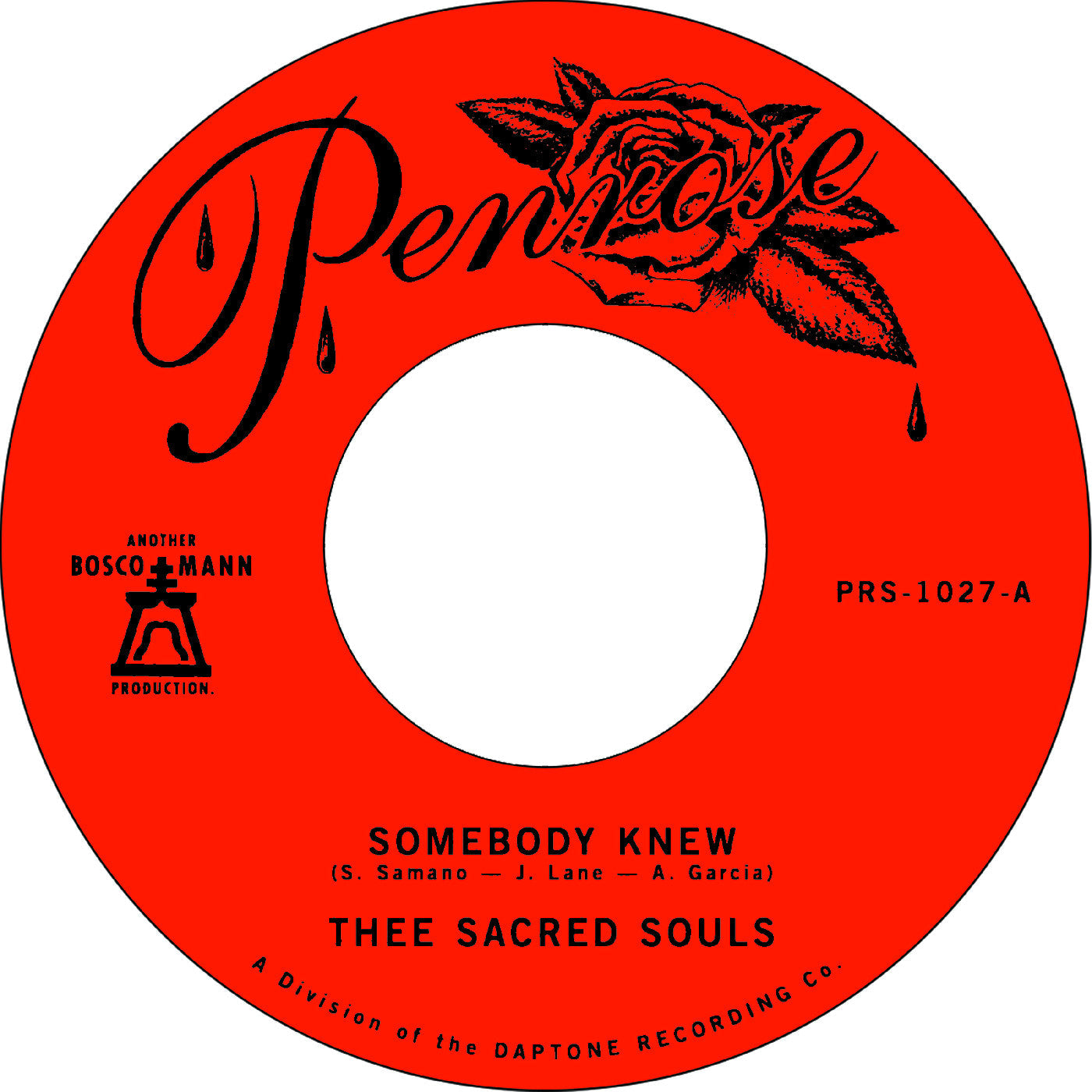 Somebody Knew B/W We Don'T Have To Be Alone (7" VINYL) Vinyl Record