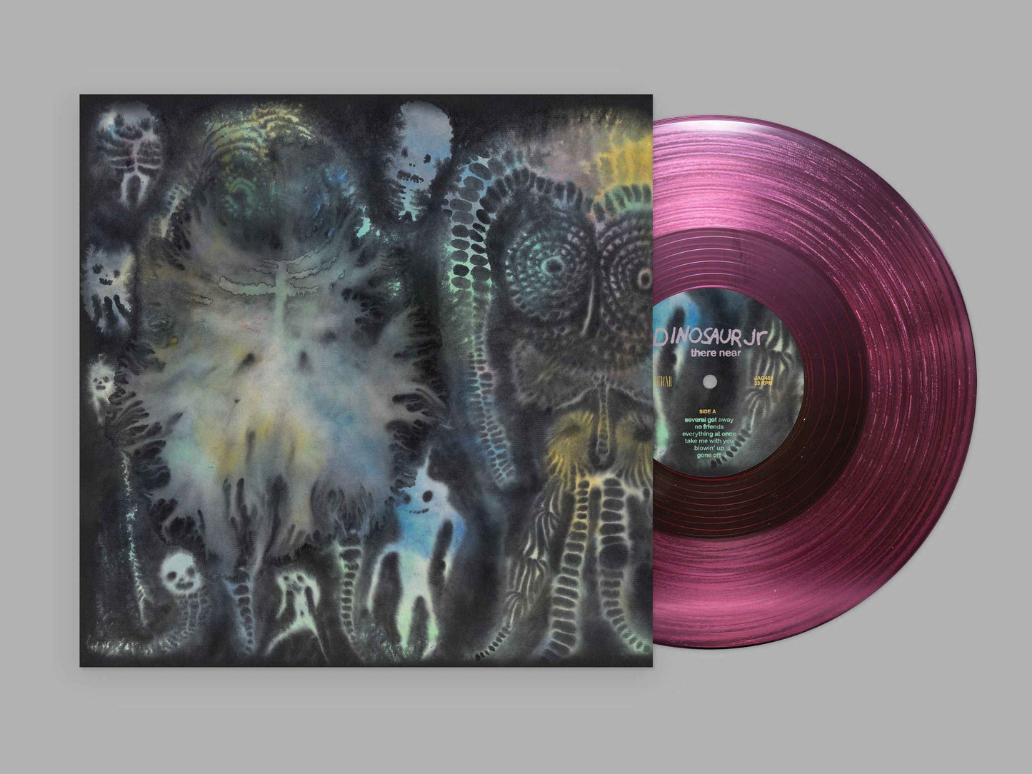 PRE-ORDER Dinosaur Jr. - There Near (PINK CLEAR) Vinyl Record