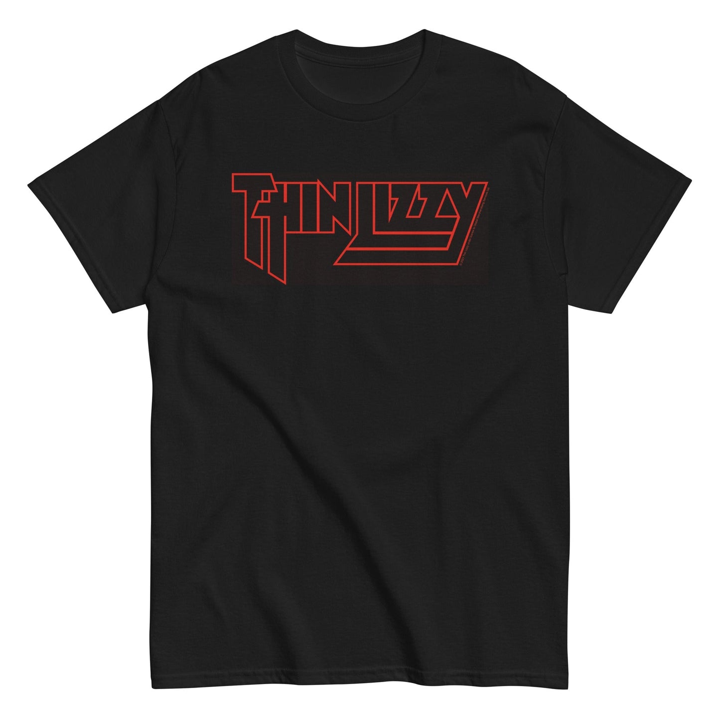 Thin Lizzy Classic Logo Officially Licensed Mens T Shirt Black