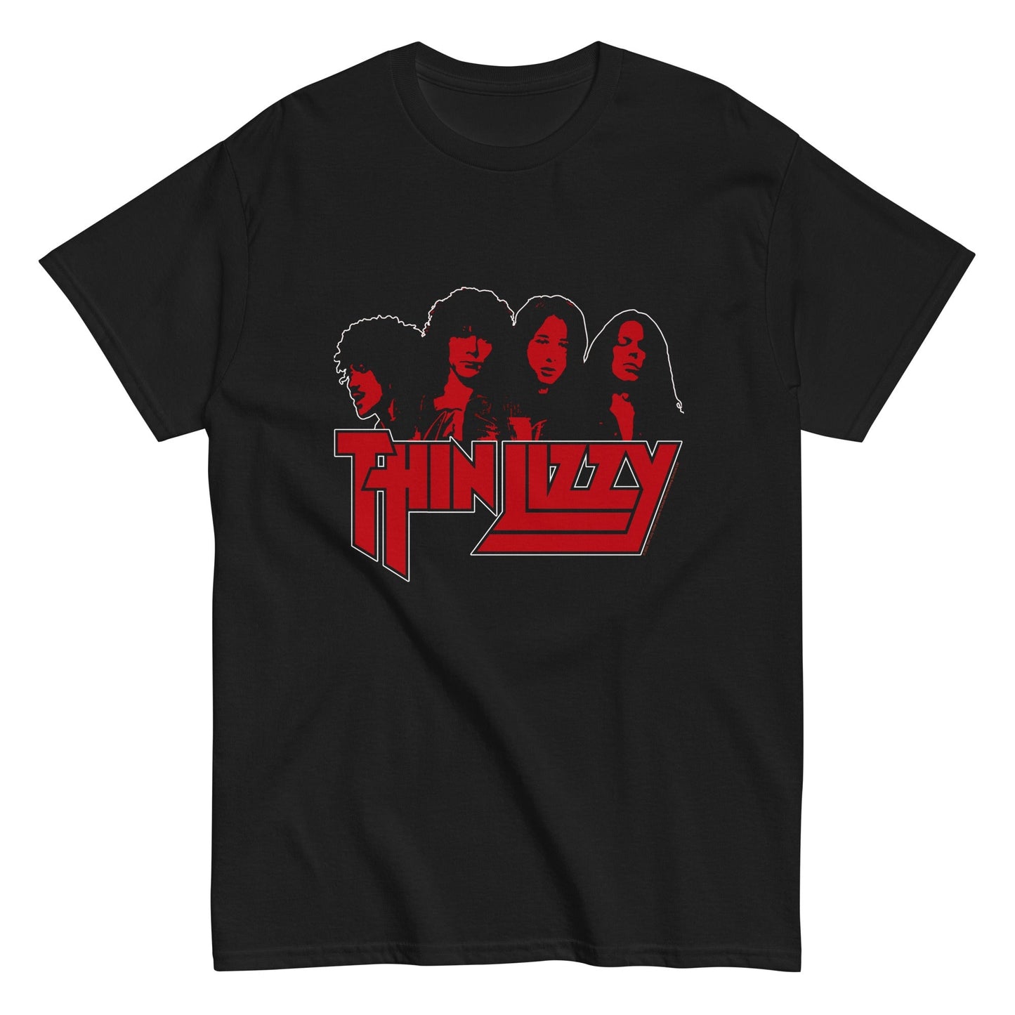 Thin Lizzy Profile Officially Licensed Mens T Shirt Black