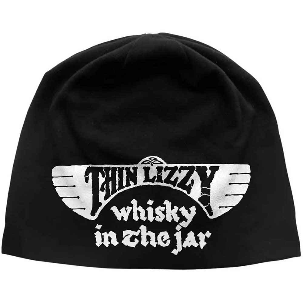 Thin Lizzy Whisky In The Jar JD Print Beanie Hat Officially Licensed