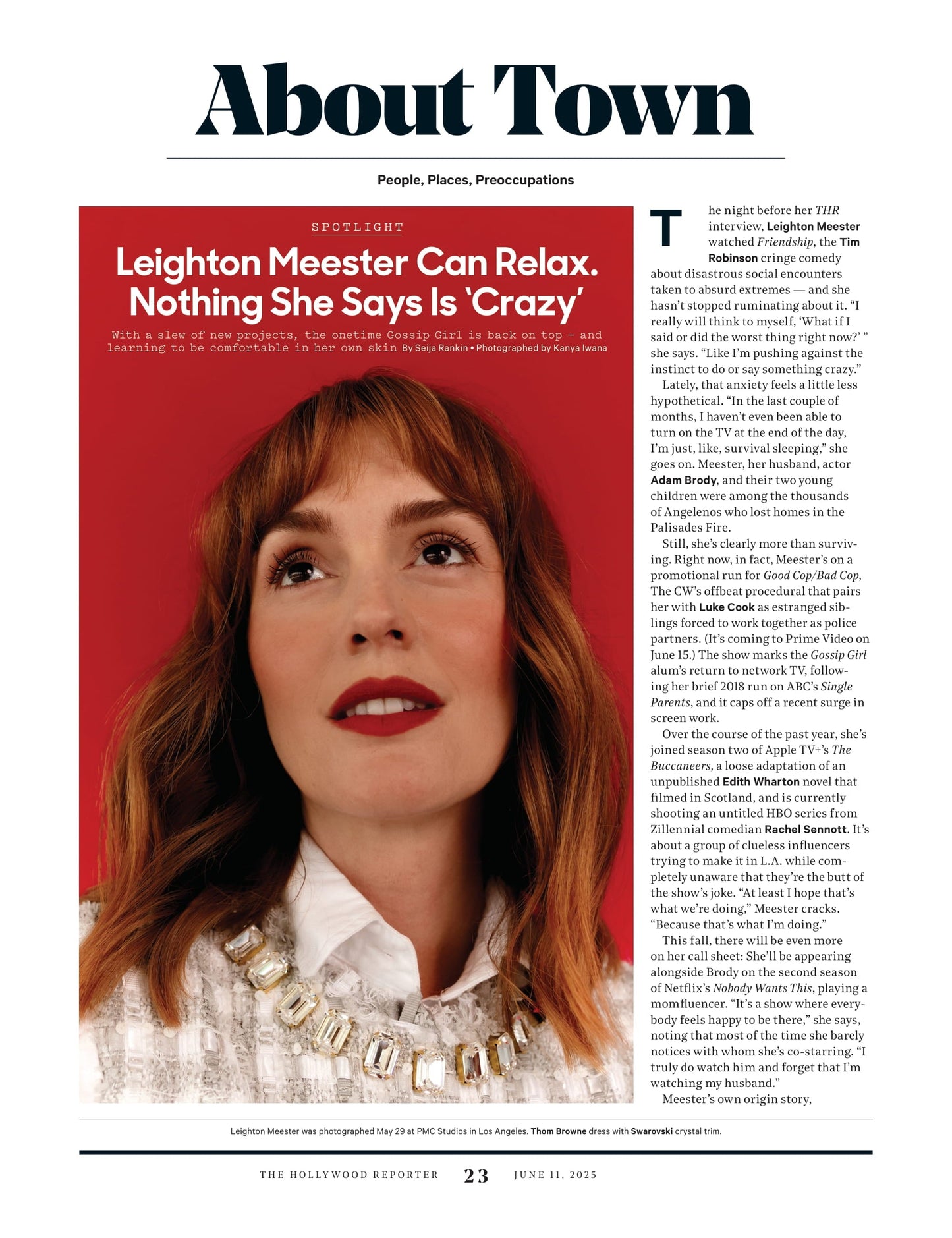 The Hollywood Reporter - 25.06.11 Edition: Comedy Actors Roundtable, Netflix Theme Park, NBCUniversal vs Warner Bros, Indie Film Struggles, Leighton Meester’s New Projects, Cannes Lions 2025 & More!