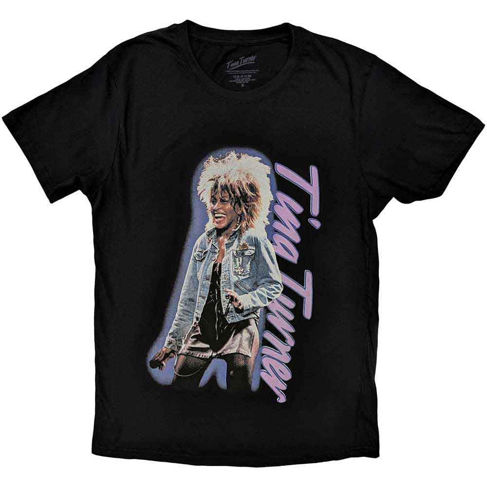 Tina Turner Vertical Logo Mens T Shirt Officially Licensed