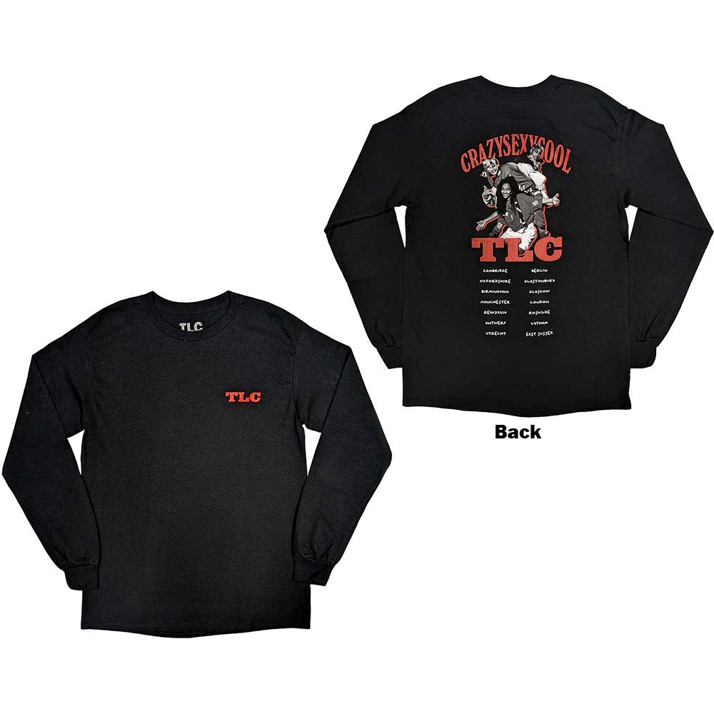 Tlc CrazySexyCool Photo European Tour 2022 Long Sleeve Shirt Officially Licensed