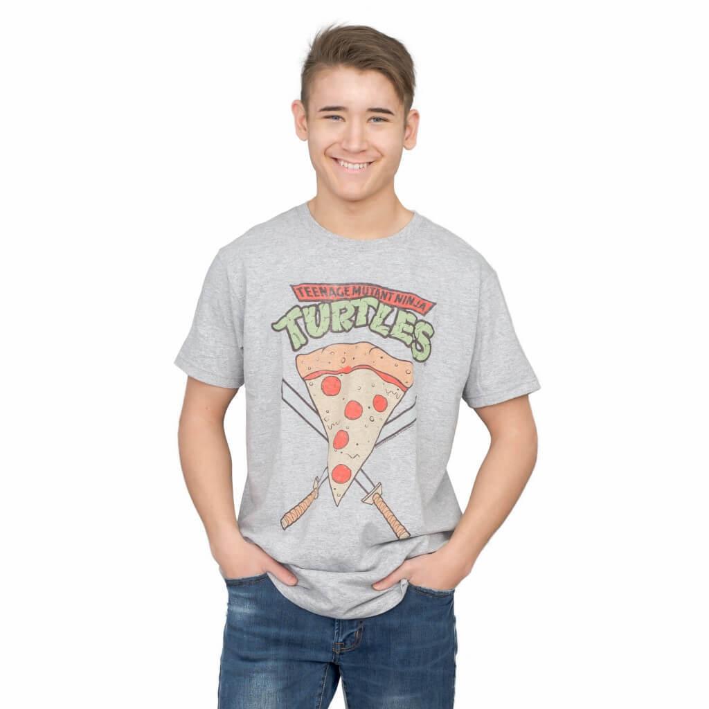 TMNT Pizza Slice Adult T-Shirt