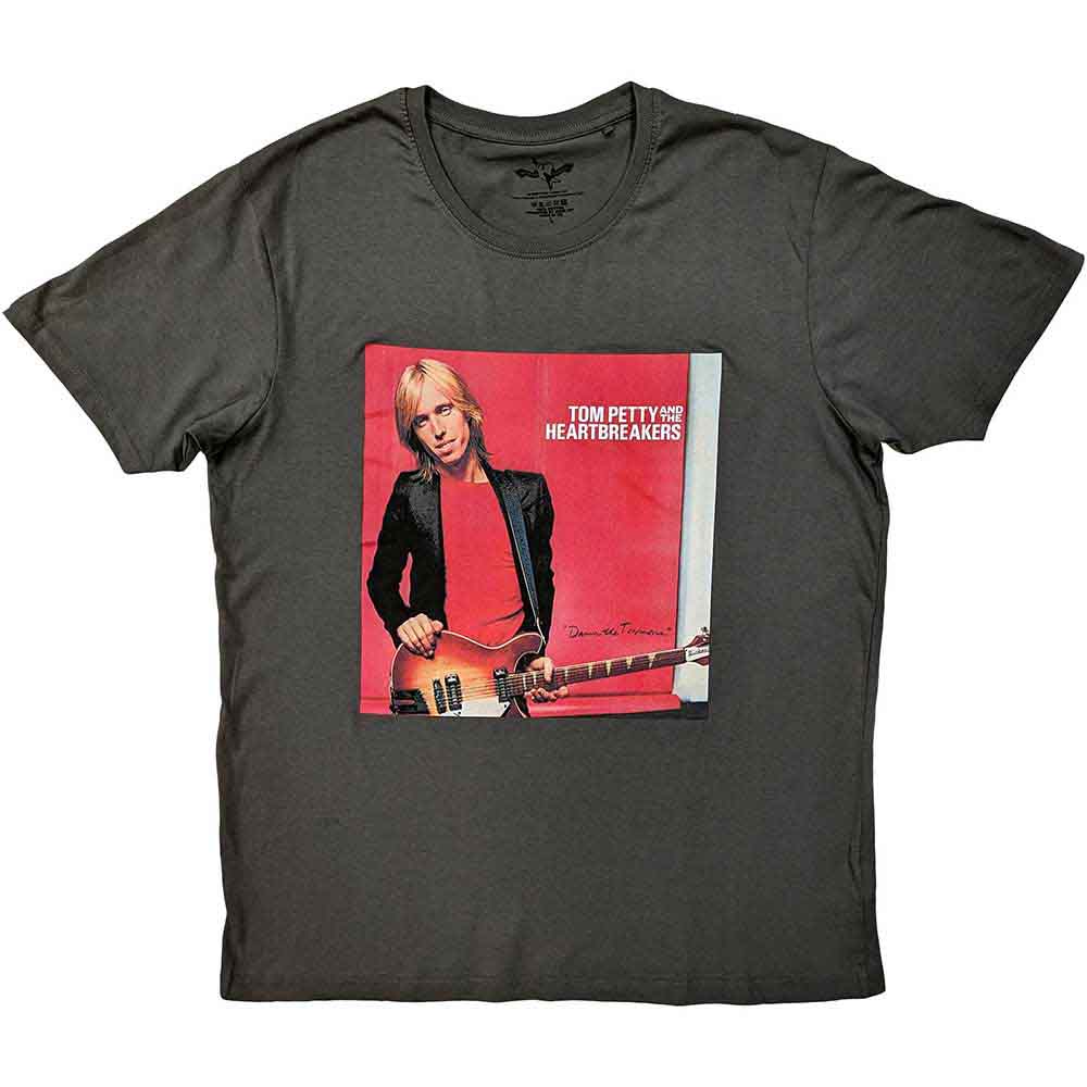 Tom Petty & The Heartbreakers Damn The Torpedoes T Shirt Grey Officially Licensed