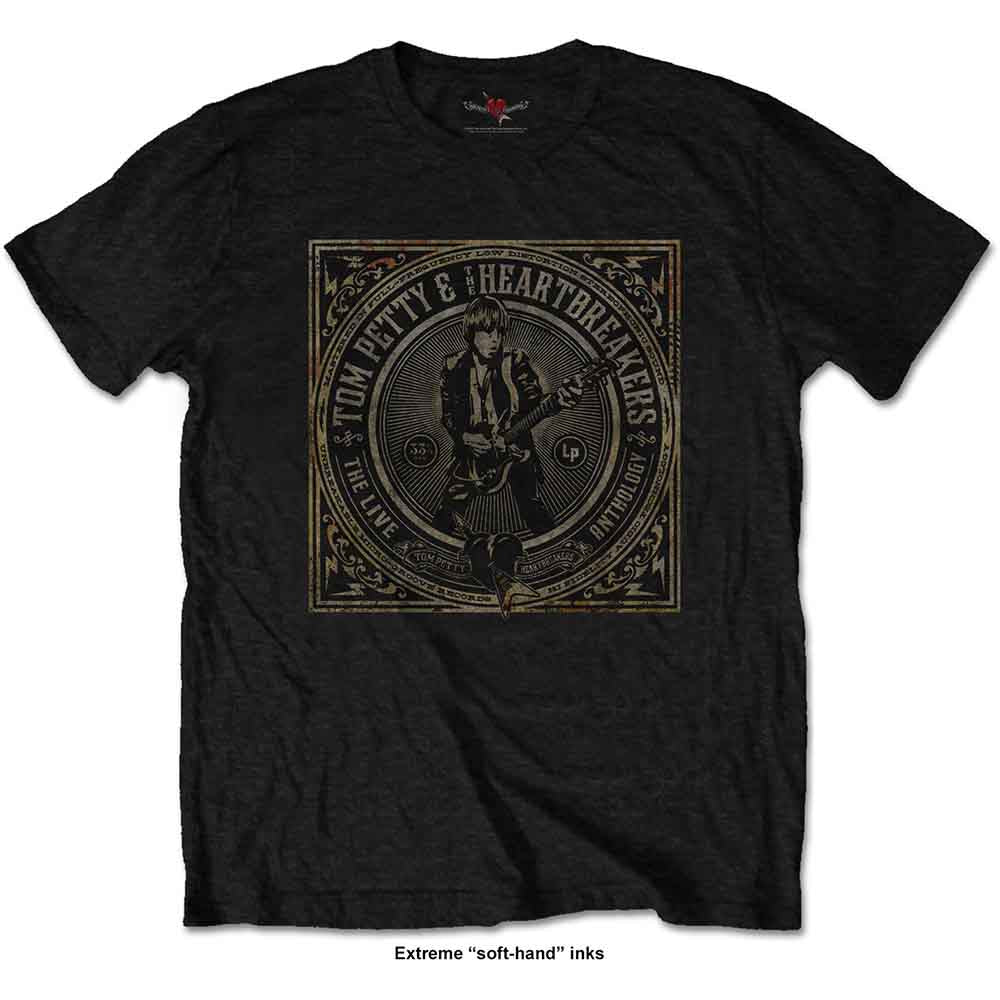 Tom Petty & The Heartbreakers Live Anthology Mens T Shirt Officially Licensed