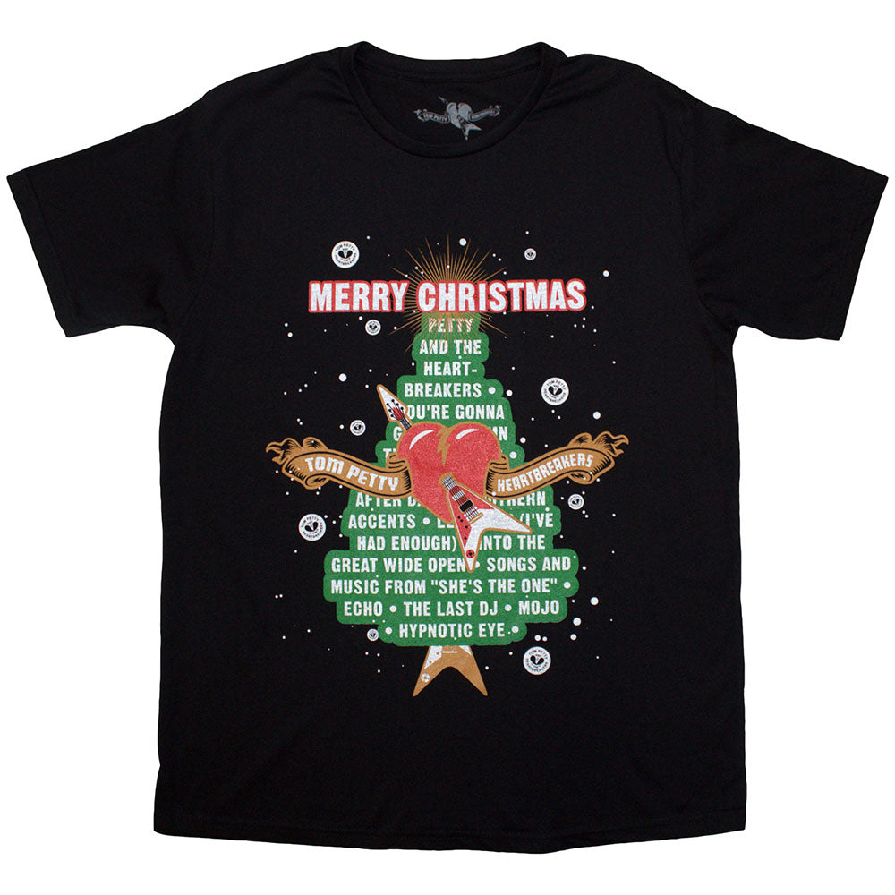 Tom Petty & The Heartbreakers Merry Christmas Mens T Shirt Officially Licensed