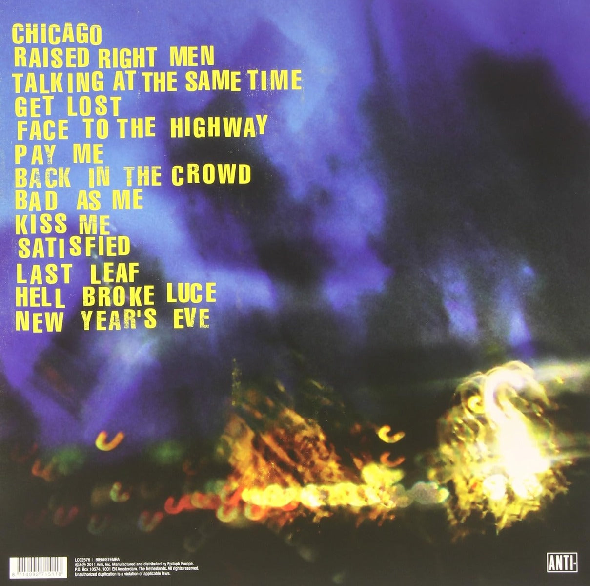 Bad As Me (180 Gram Vinyl, Digital Download Card) Vinyl Record