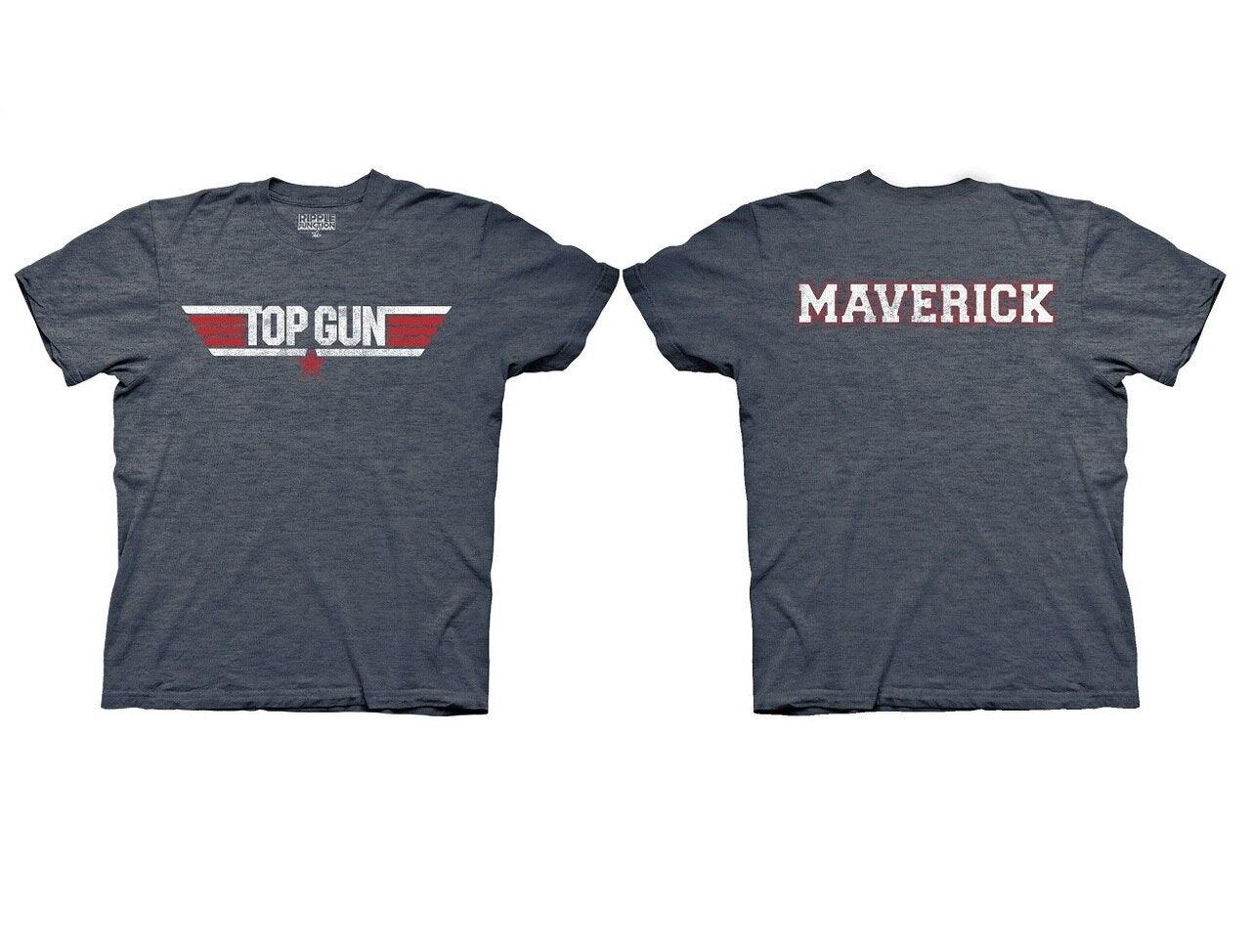 Top Gun Logo and Maverick Name T-Shirt