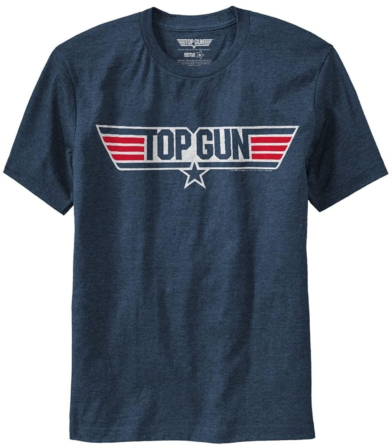 Top Gun White Stroke Navy T-shirt