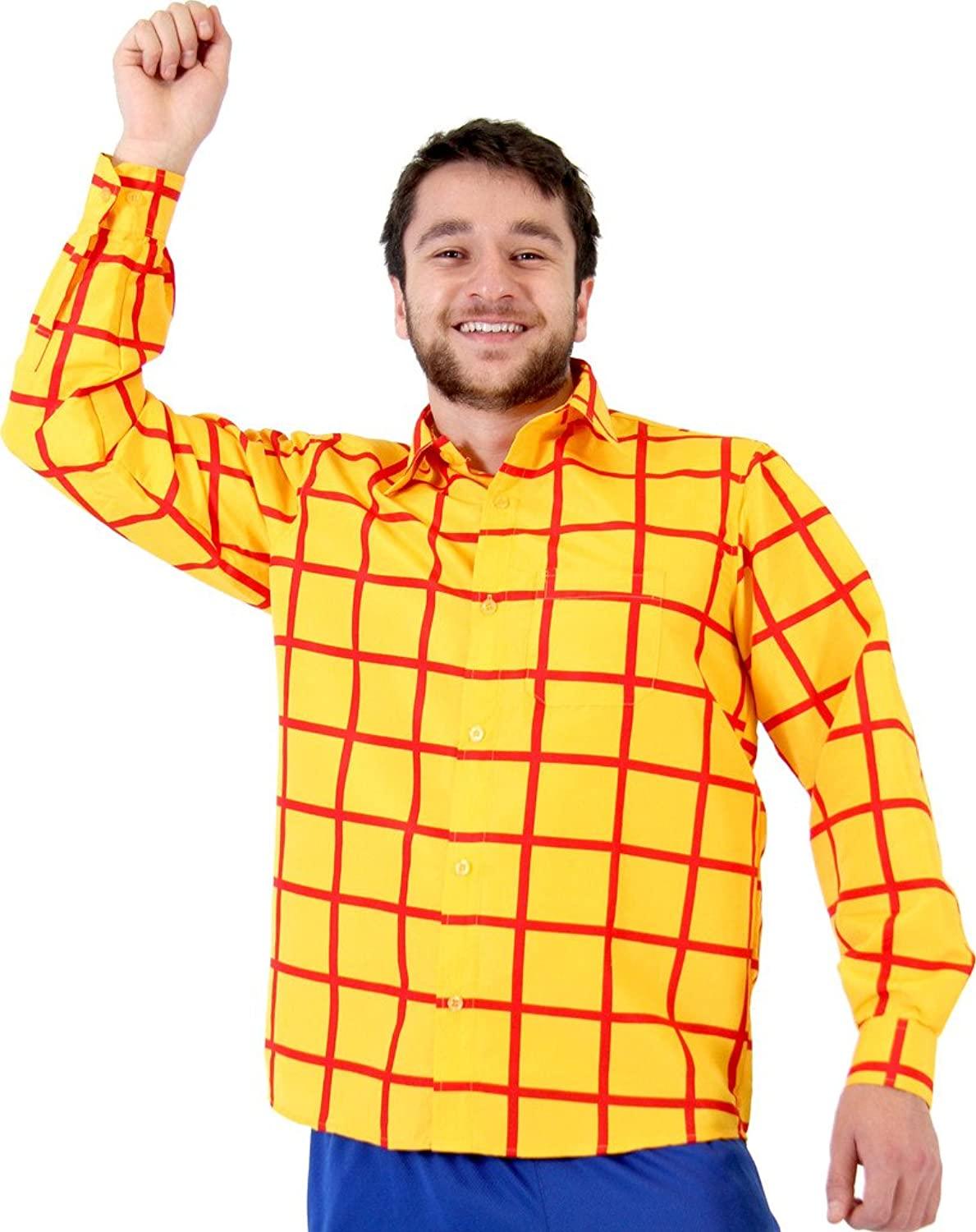 Toy Story Sheriff Cowboy Costume Shirt