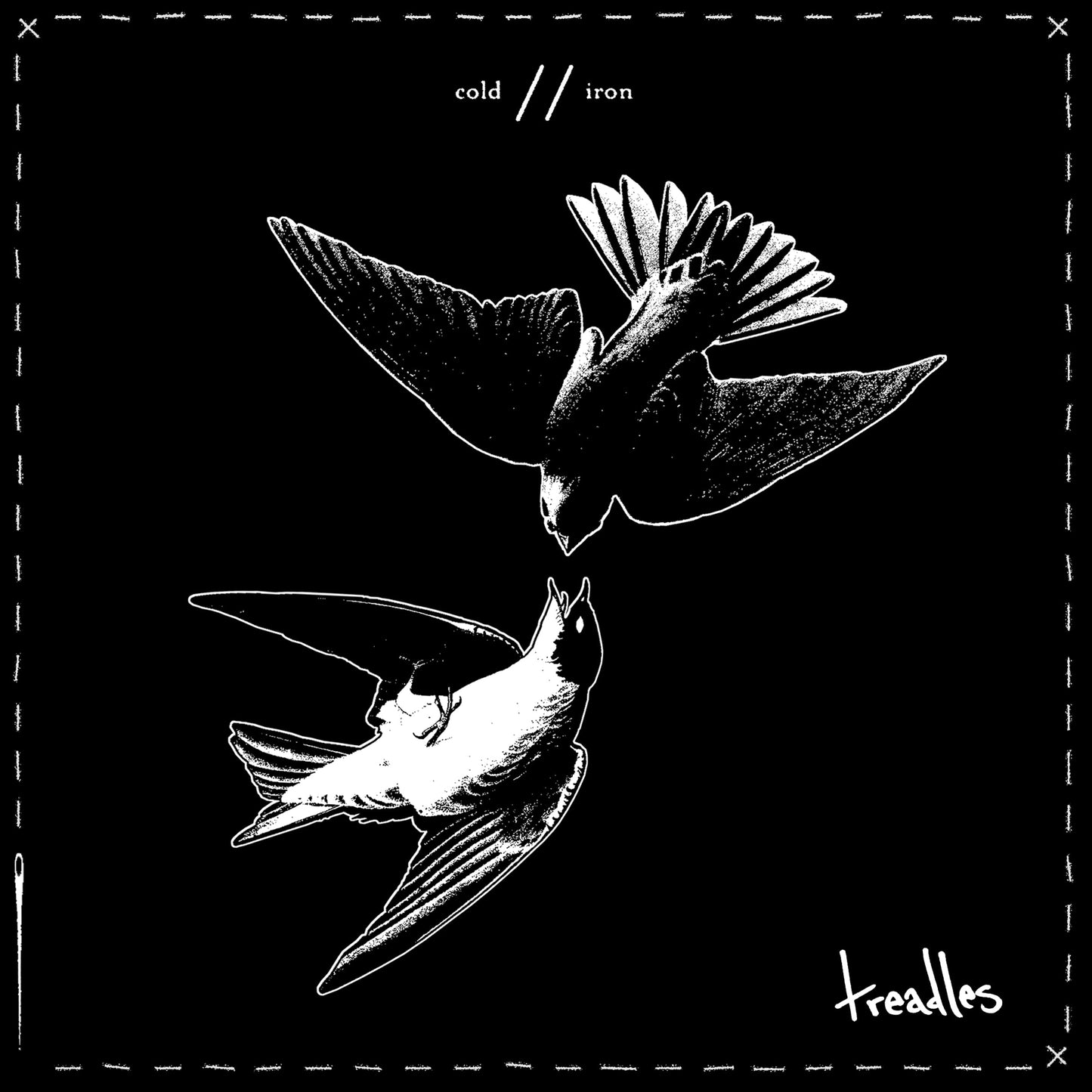 Treadles - Cold b/w Iron Vinyl Record