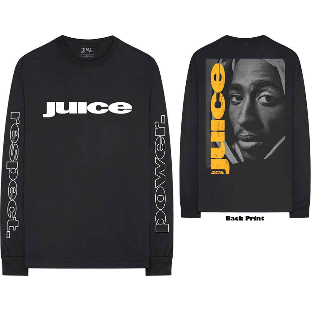 Tupac Respect Long Sleeve Shirt Officially Licensed