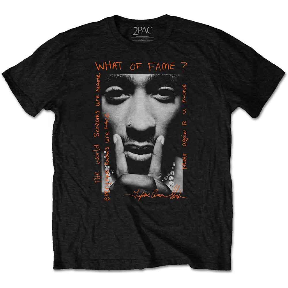 Tupac What Of Fame? Mens T Shirt Officially Licensed