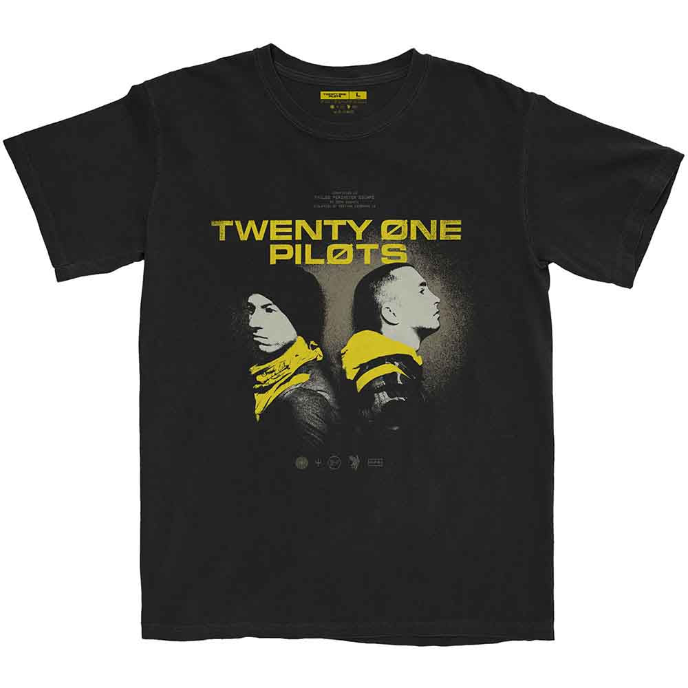 Twenty One Pilots Back To Back Mens T Shirt Officially Licensed