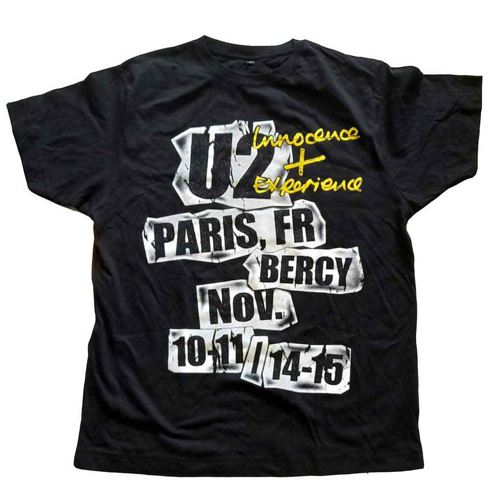 U2 I+E Paris Event 2015 Mens T Shirt Officially Licensed