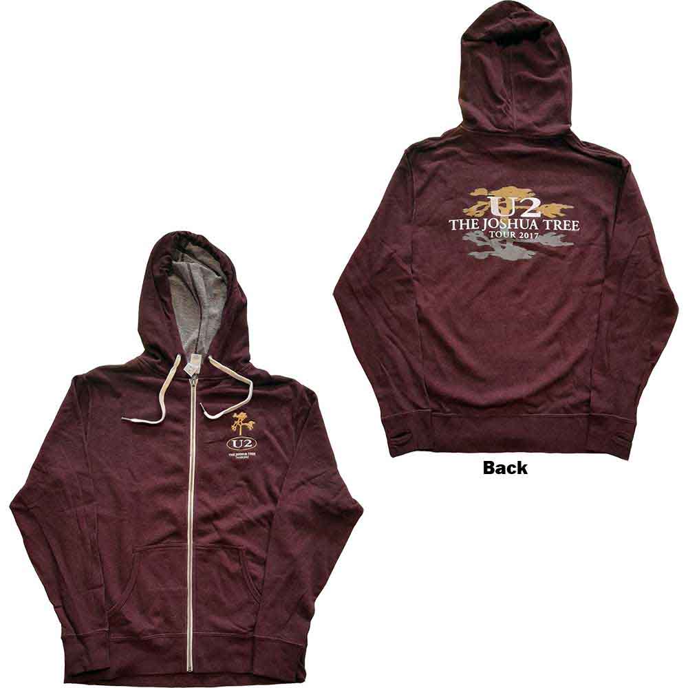U2 Joshua Tree 2017 Hoodie Sweatshirt Officially Licensed