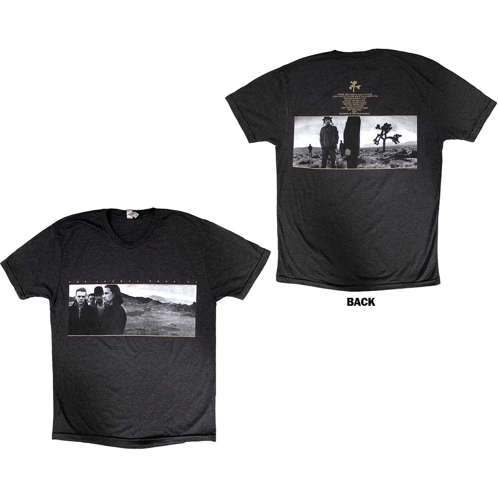 U2 Joshua Tree Dates 2017 Mens T Shirt Officially Licensed