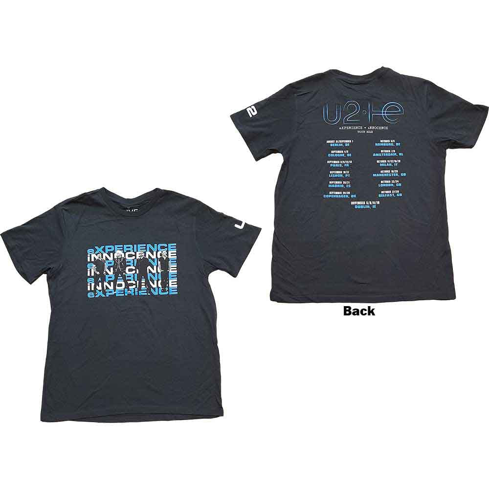 U2 Repeat Logo Mens T Shirt Officially Licensed