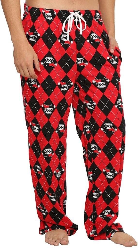 Undergirl Harley Quinn Argyle All Over Print Lounge Pants