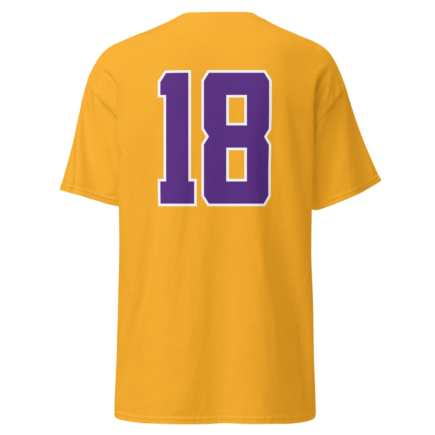 LSU Football 18 T-Shirt - Gold