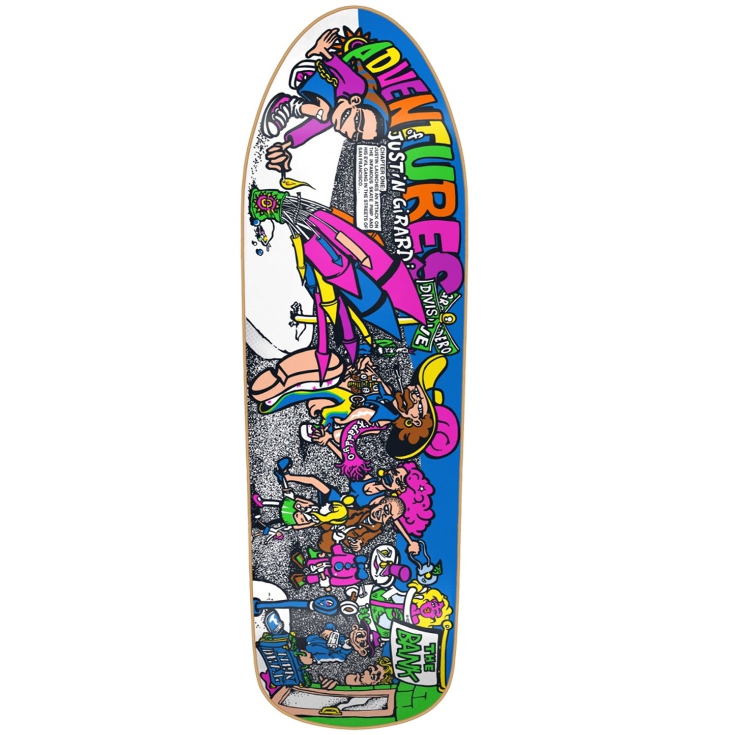 New Deal Adventures of Justin Girard SP Skateboard Deck - 9.72ƒ??