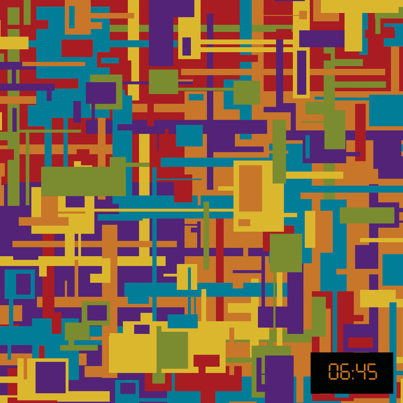 Purple On Time Vinyl Record