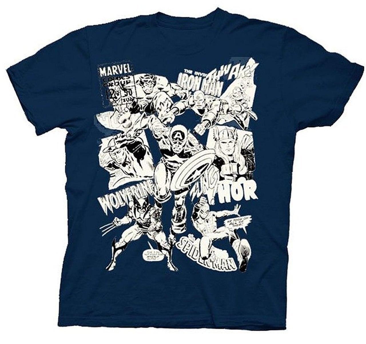 UV Collage Navy Youth T-shirt