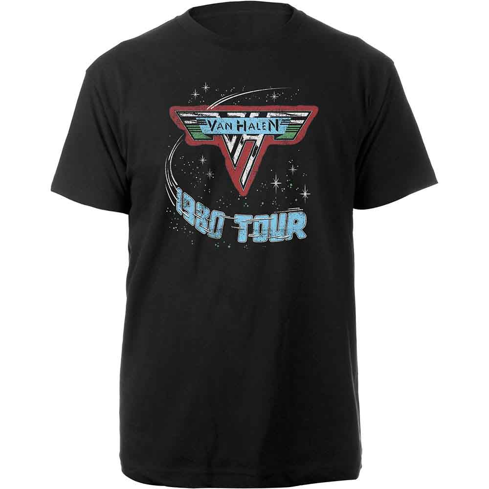 Van Halen 1980 Tour Mens T Shirt Officially Licensed
