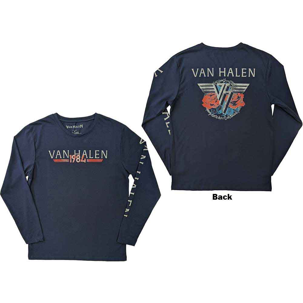 Van Halen 84 Tour Long Sleeve Shirt Officially Licensed