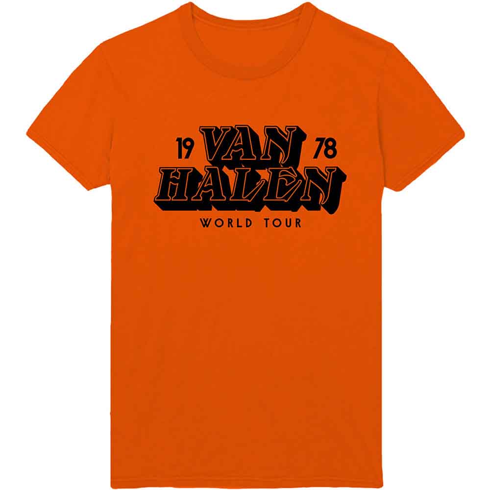 Van Halen World Tour '78 Mens T Shirt Officially Licensed