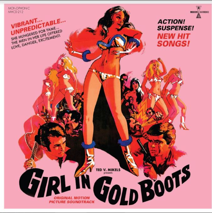 Girl In Gold Boots Original Motion Picture Soundtrack (GOLD VINYL + DVD) Vinyl Record