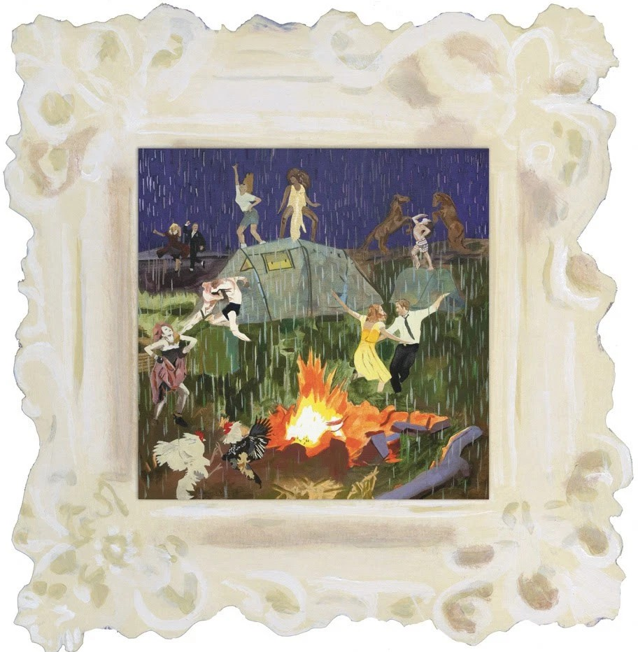 Let's Go Dancing: Said The Falling Rain To The Open Flame (Limited Edition, Translucent Orange Colored Vinyl) Vinyl Record