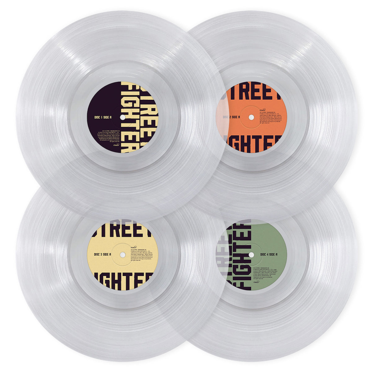 Street Fighter 6 (Original Soundtrack) (Boxed Set, Clear Vinyl, With Book, Sticker, 140 Gram Vinyl) (4 Lp's) Vinyl Record