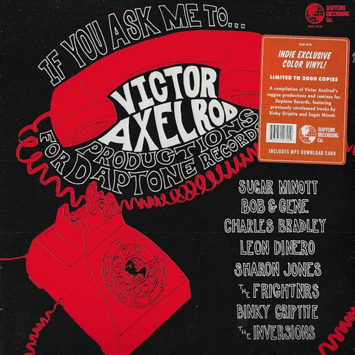 Victor Axelrod - If You Ask Me To.. (Indie Exclusive, Clear Vinyl, Red, Black, Digital Download Card) Vinyl Record