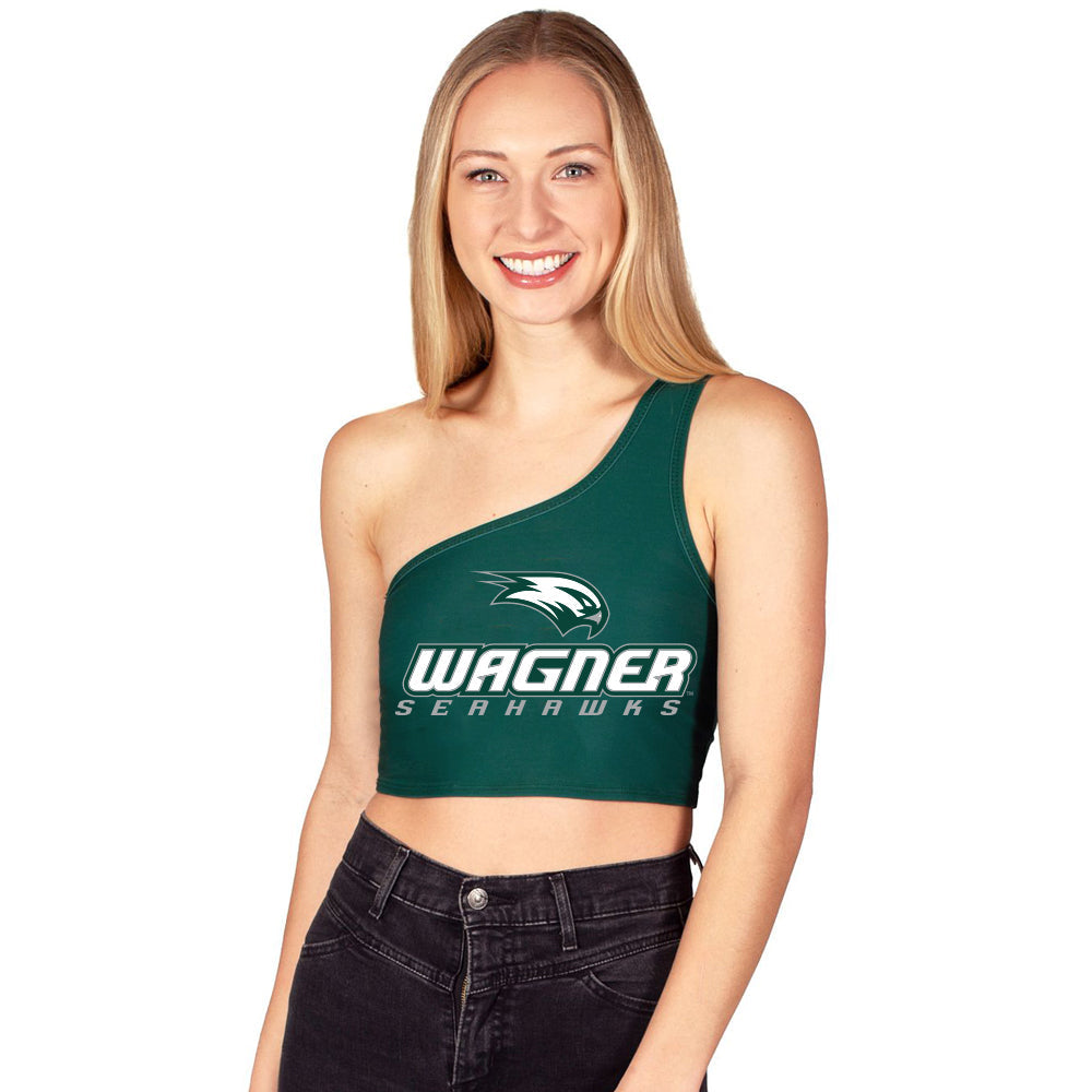 Wagner Green Womens One Shoulder Tank Top Officially Licensed