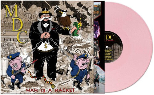 MDC War Is A Racket Ltd Pink Vinyl Record