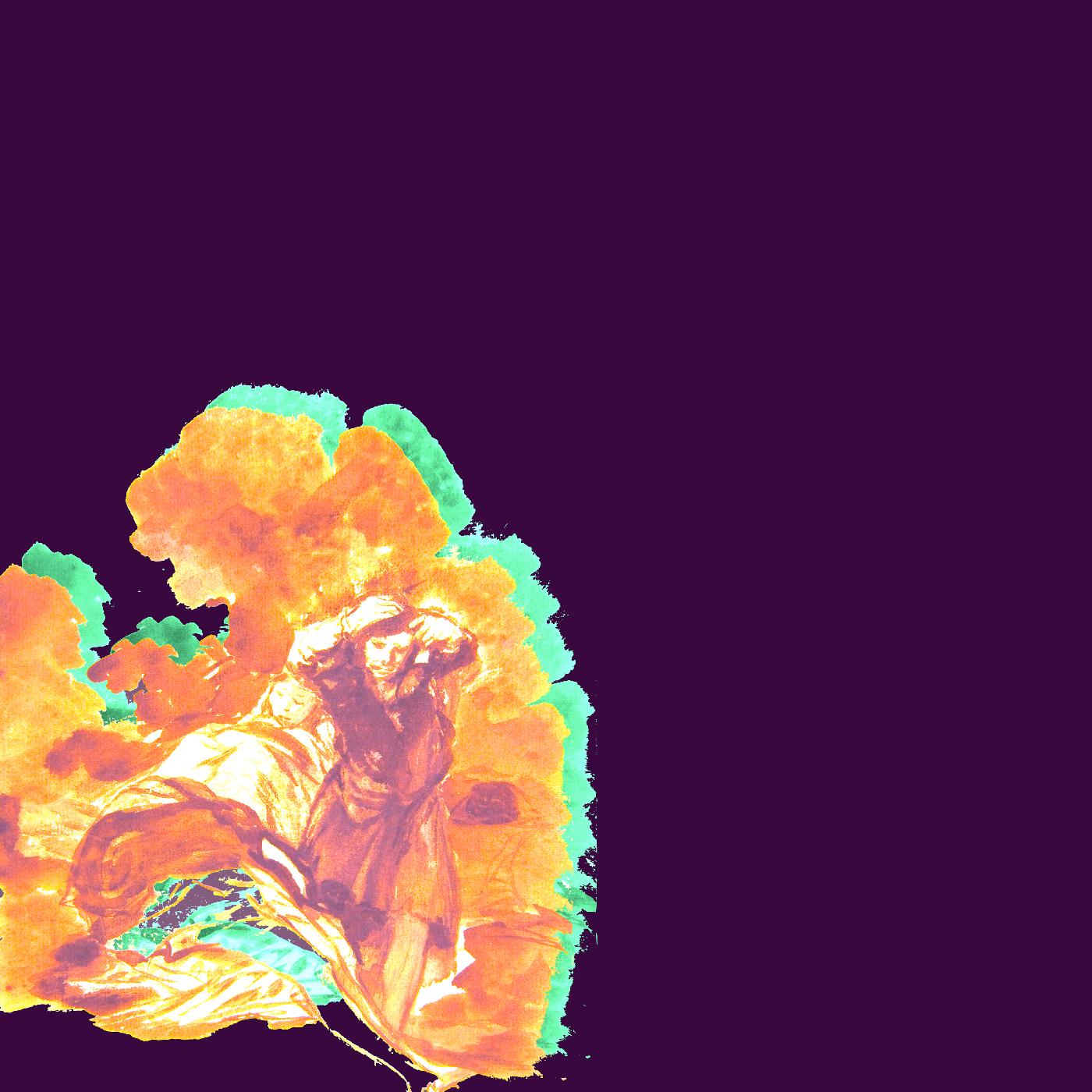 Water From Your Eyes - Somebody Else's Song (GREEN WITH BLACK & PURPLE SPLATTER VINYL) Vinyl Record