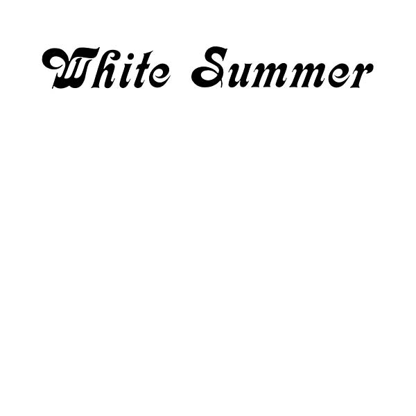 White Summer Music CD