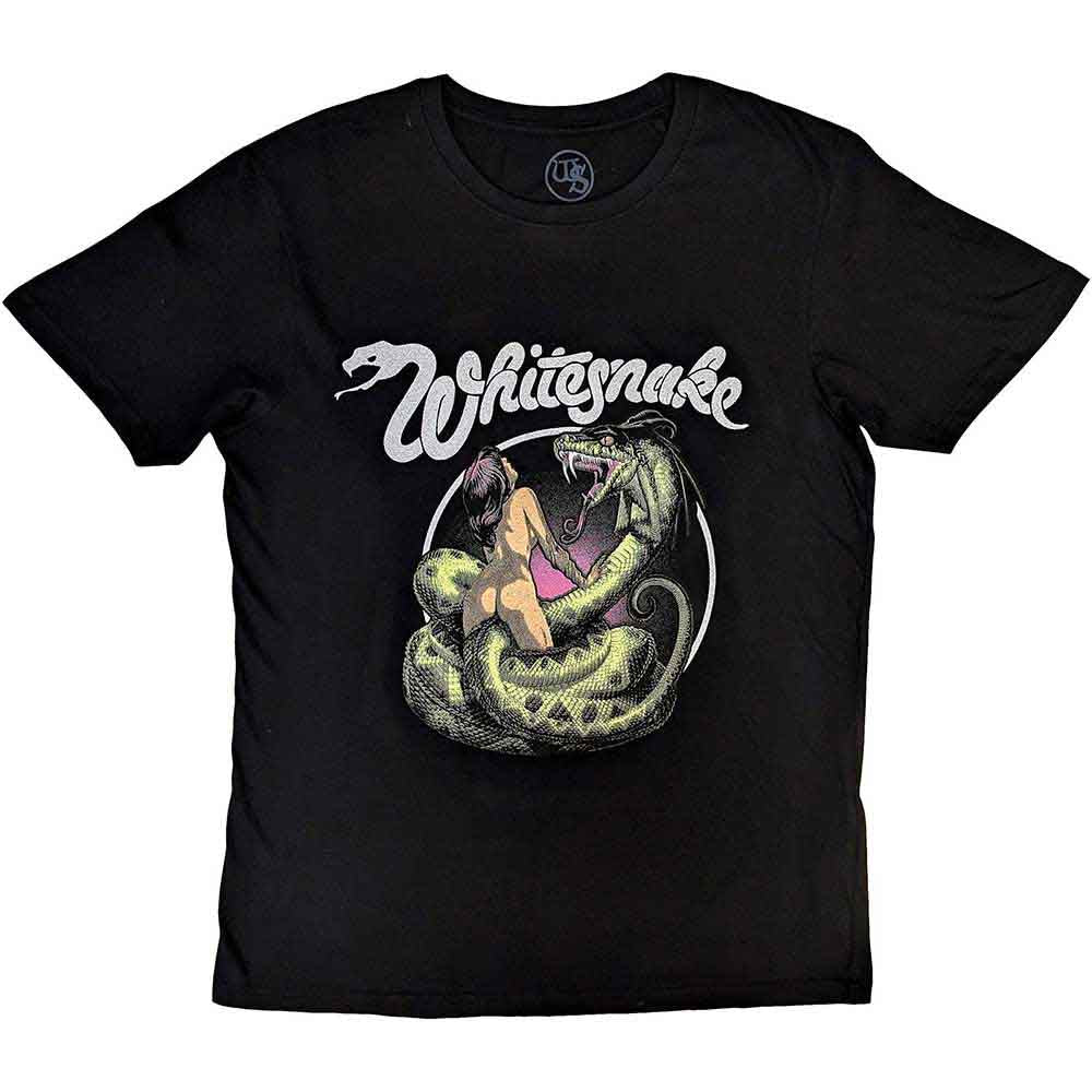 Whitesnake Love Hunter Mens T Shirt Black Officially Licensed
