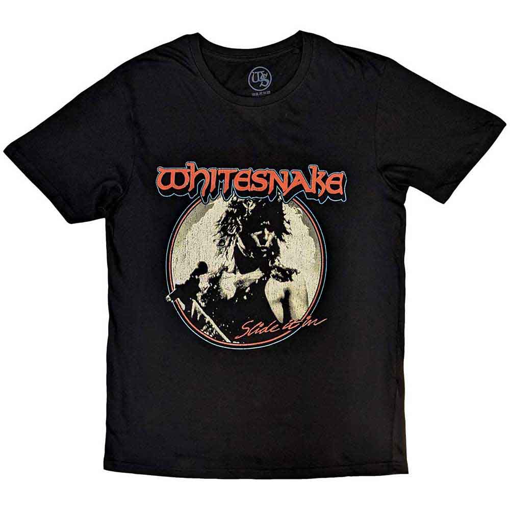 Whitesnake Slide It In Mens T Shirt Officially Licensed