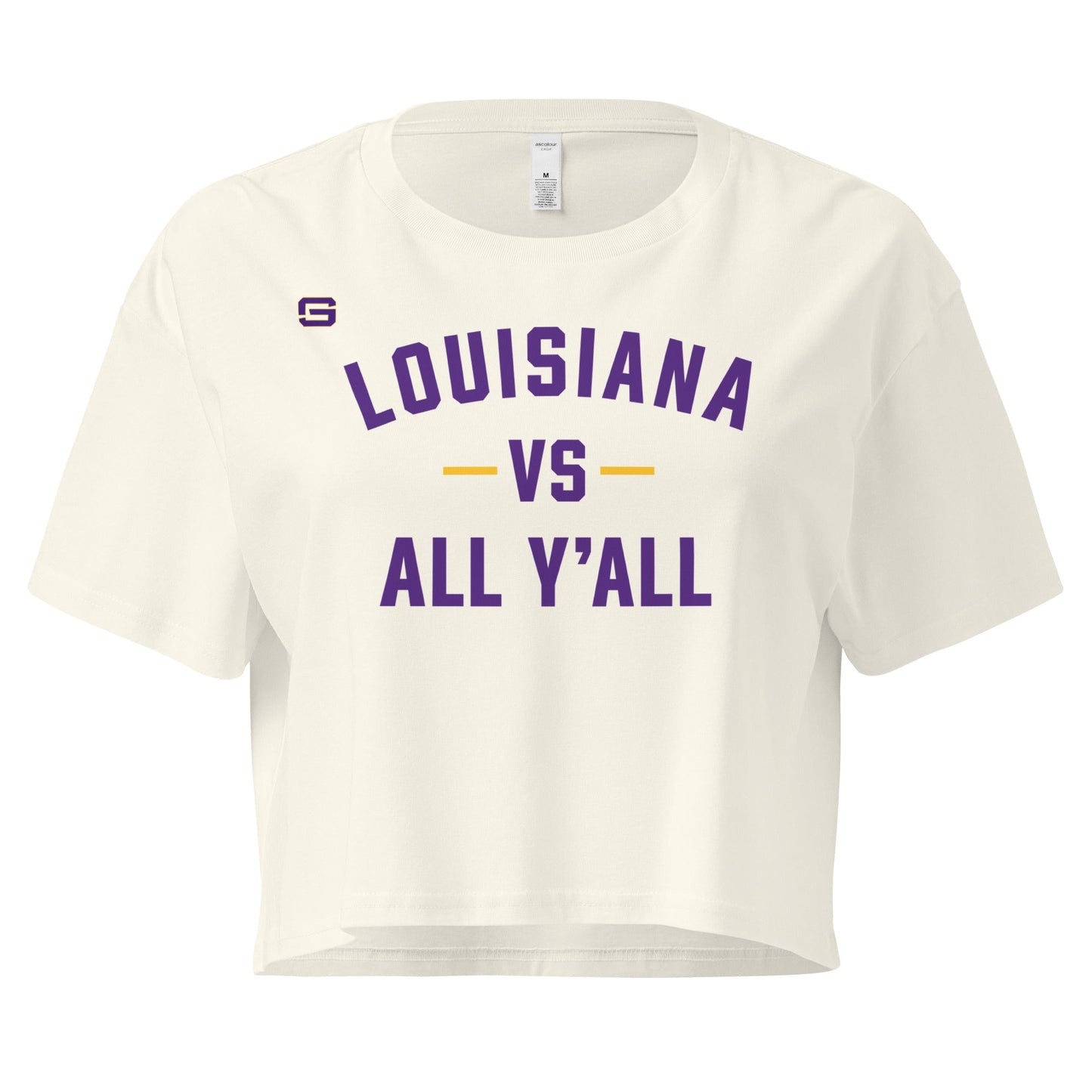 Louisiana Vs. All Y'all Women’s Crop Top