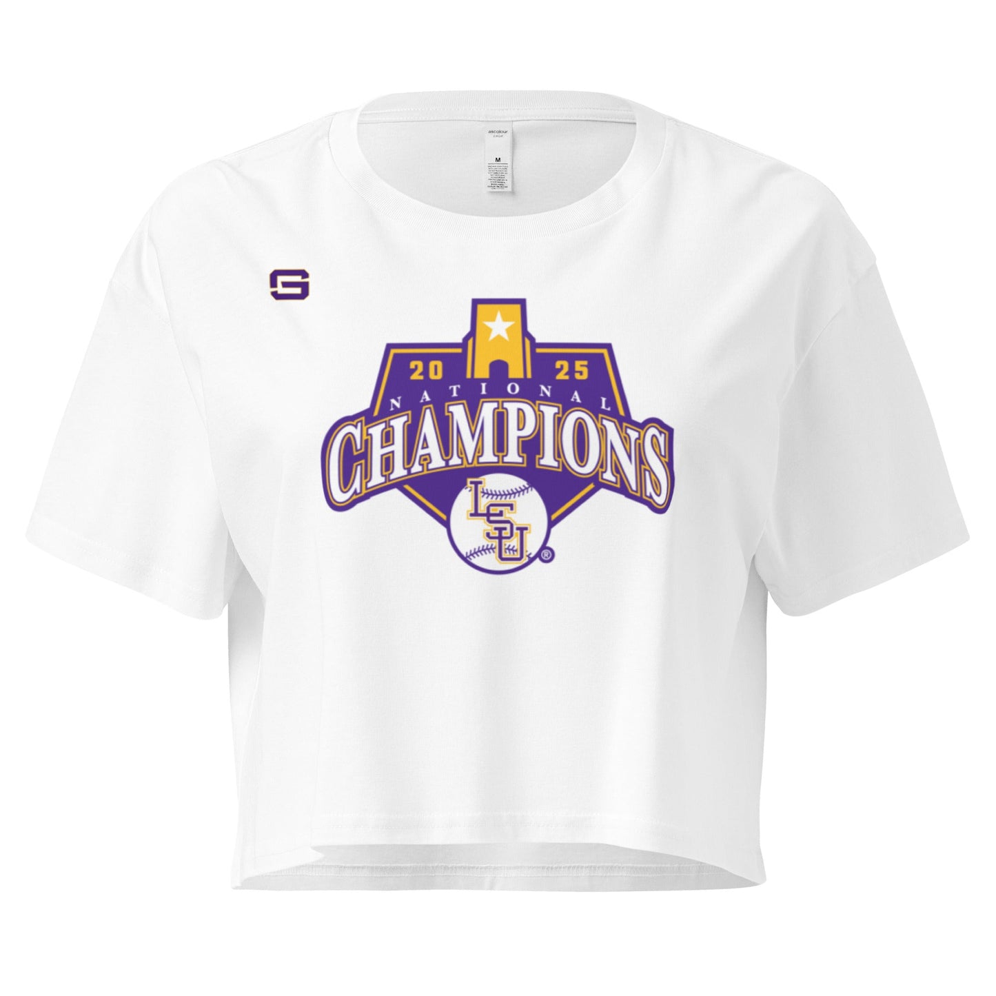 LSU Baseball National Championship Logo Women’s Crop Top