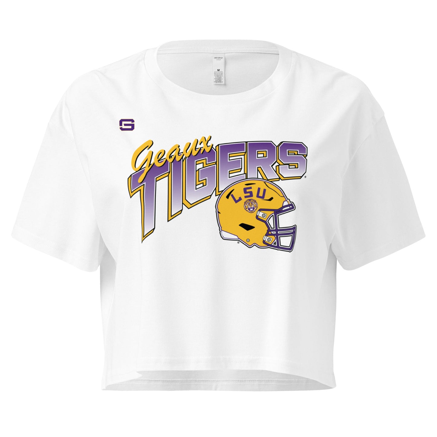 LSU Football Retro Women’s Crop Top
