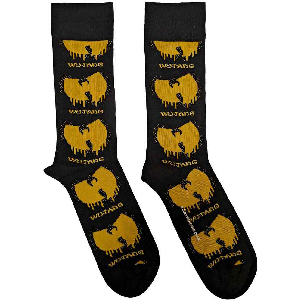 Wu-tang Clan Dripping Logo Socks Officially Licensed