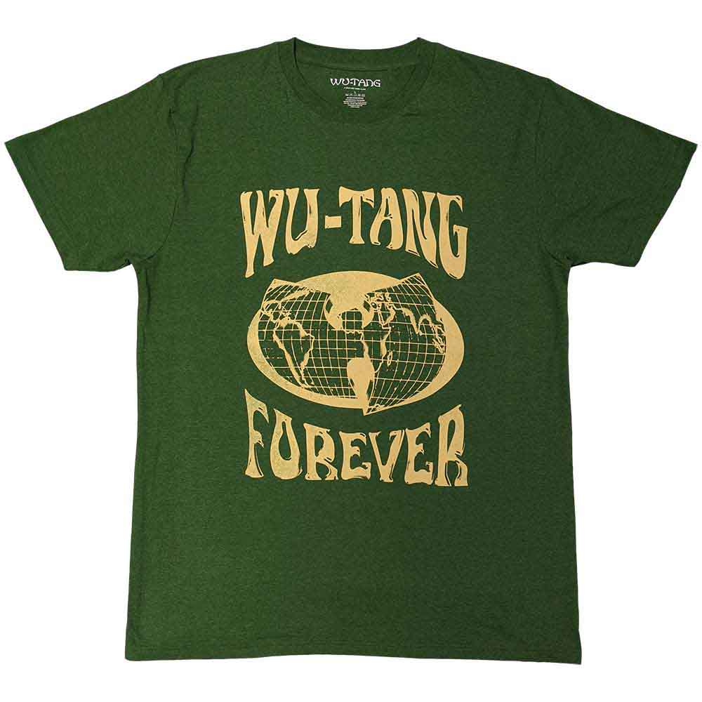 Wu-Tang Clan Forever T Shirt Green Officially Licensed